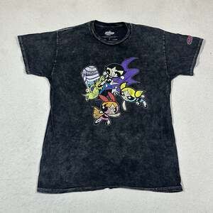 The Powerpuff Girls Cartoon Network Acid Wash Graphic T-Shirt